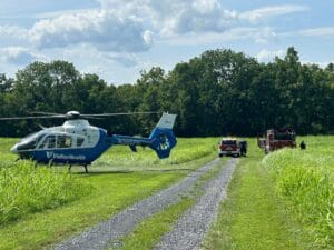 Worker revived after electrocution and 25-foot fall in Shenandoah Farms
