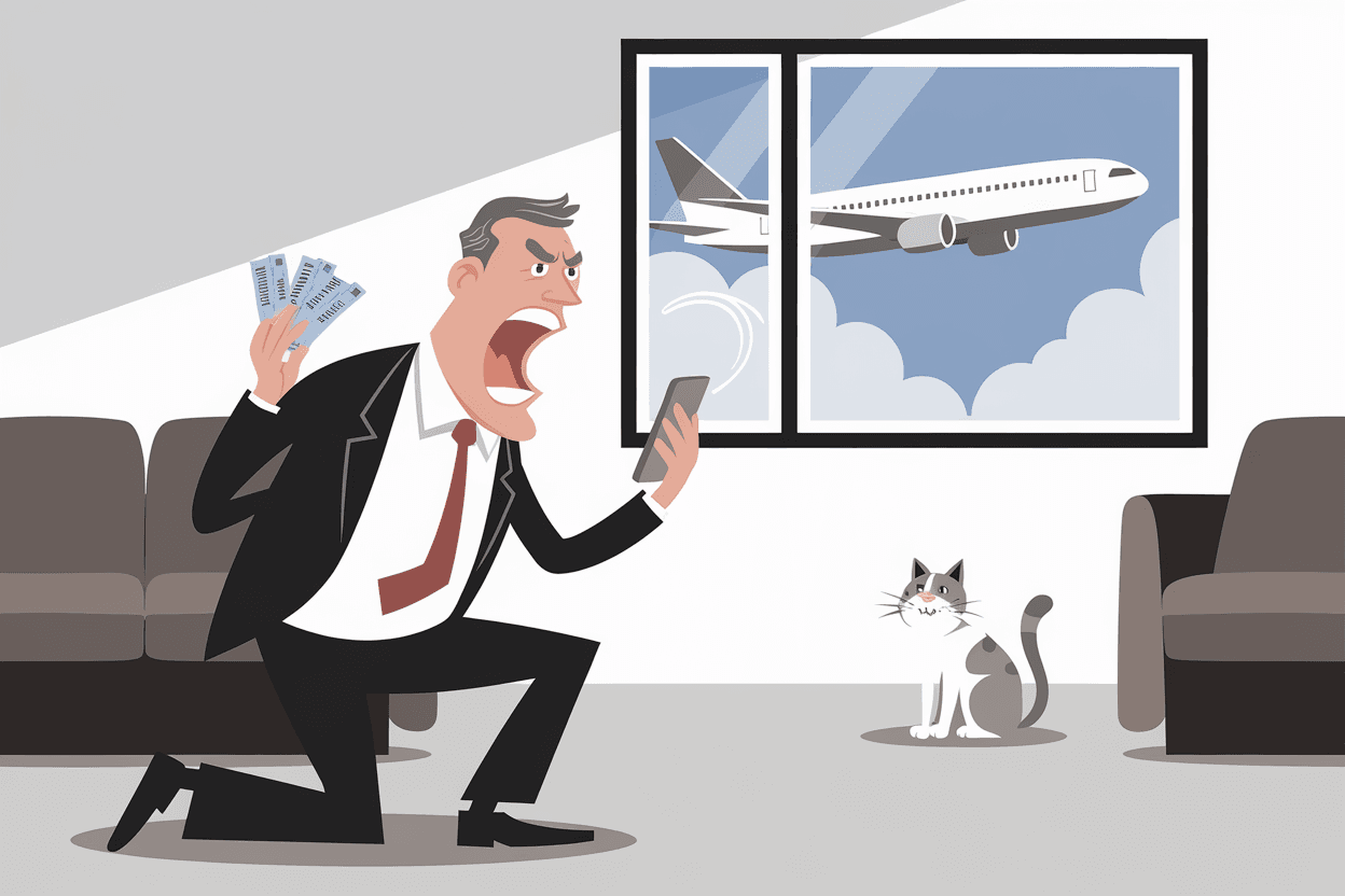 Oh no! United Airlines changed our flight, and now we can’t make our connection
