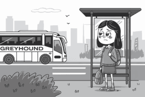 My daughter’s Greyhound bus left early and she missed it. Can she get a refund?