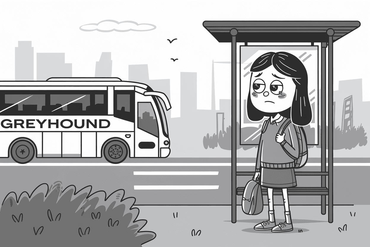 My daughter’s Greyhound bus left early and she missed it. Can she get a refund?