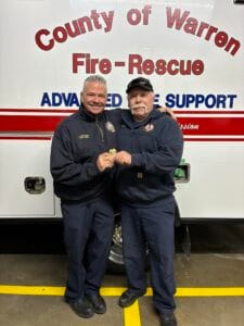 Warren County Fire and Rescue honors Lt. George Lewis upon retirement after 50 years of service