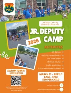 Warren County Sheriff’s Office PAL to host Jr. Deputy Camp in Front Royal
