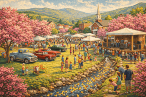 Browntown’s 23rd Annual Redbud Festival set for Saturday 4/18/26 with car show, duck race, live music and more