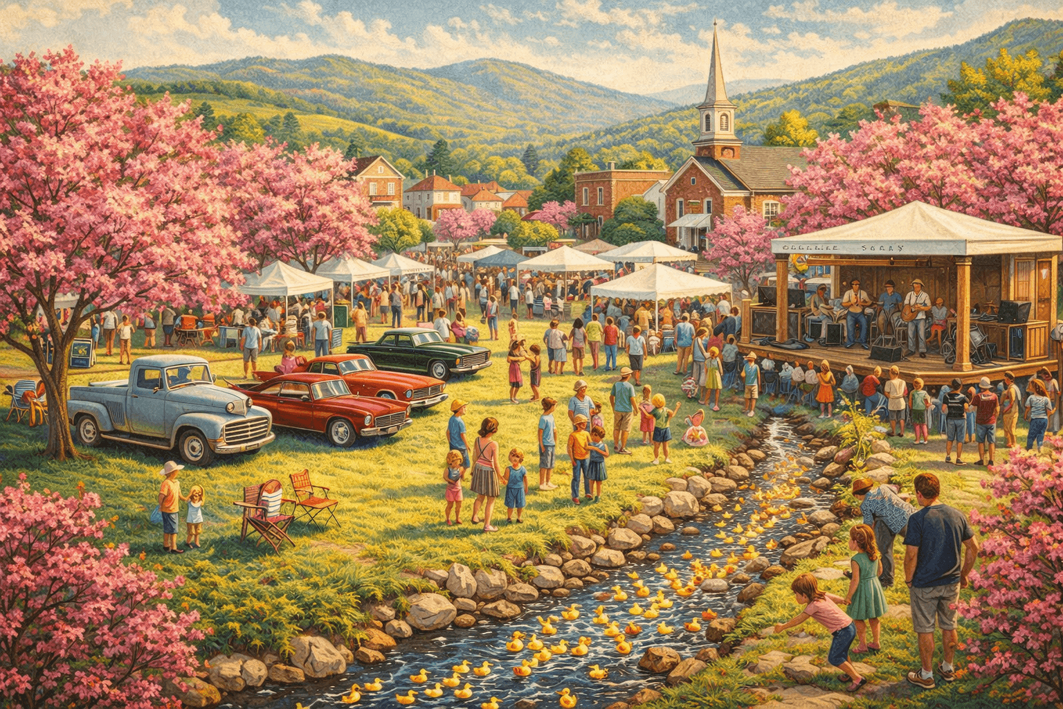 Browntown’s 23rd Annual Redbud Festival set for Saturday 4/18/26 with car show, duck race, live music and more