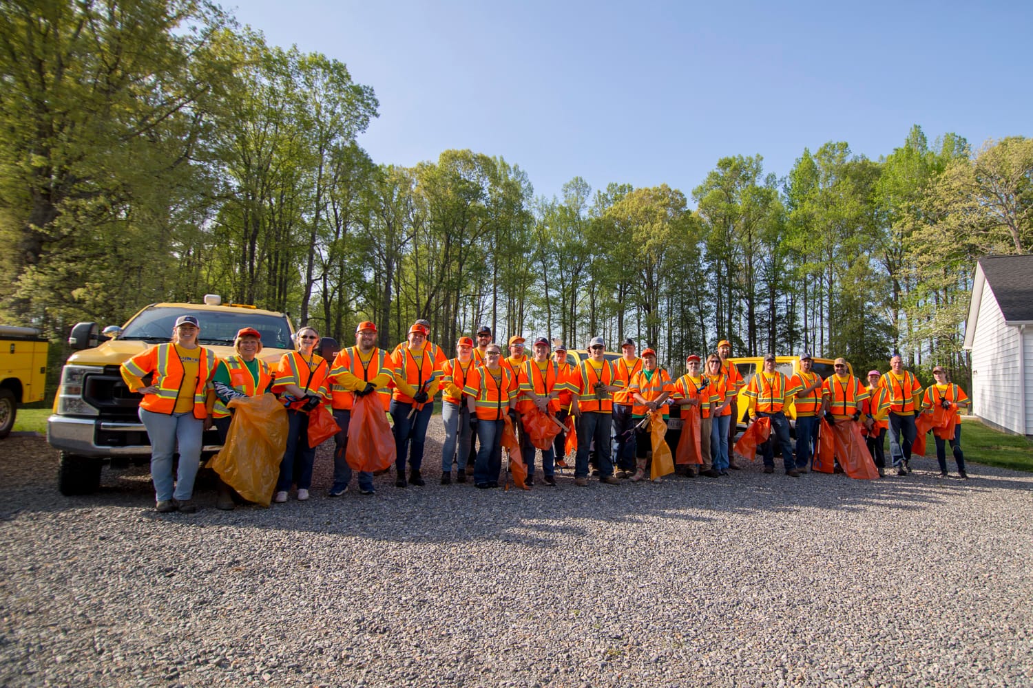 REC Volunteers Take Action to Keep Louisa Clean