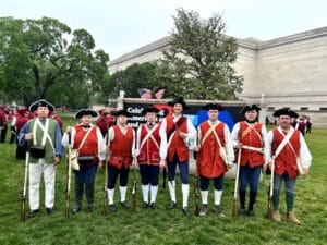 Local residents march in 250th anniversary National Memorial Day Parade