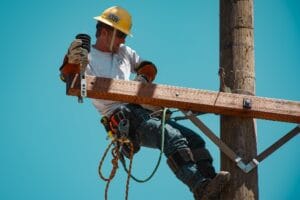 REC Lineworkers Rise to the Challenge at Gaff-n-Go Rodeo