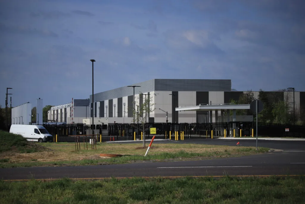 Marvell data center in Culpeper County, Virginia. Virginia has the highest concentration of data centers in the world. (Photo by Evan Visconti/Virginia Mercury)