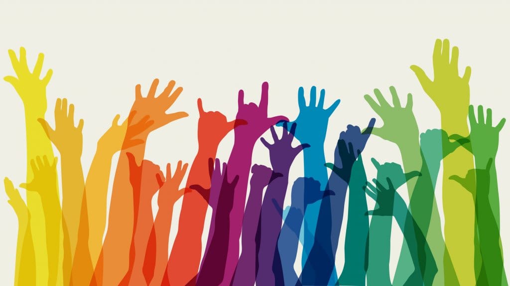 Lgbtq hands rainbow getty 1