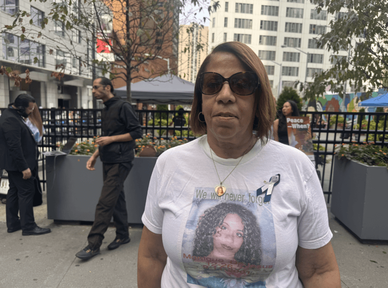 Wanda Hernandez, 72, lost her daughter Monique de Jesus, who was 28 at the time, on 9/11. Her daughter was working at the World Trade Center. Photo by Shalina Chatlani/ Stateline)